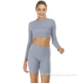 Yoga Outfits fir Fraen 2 Stéck Set